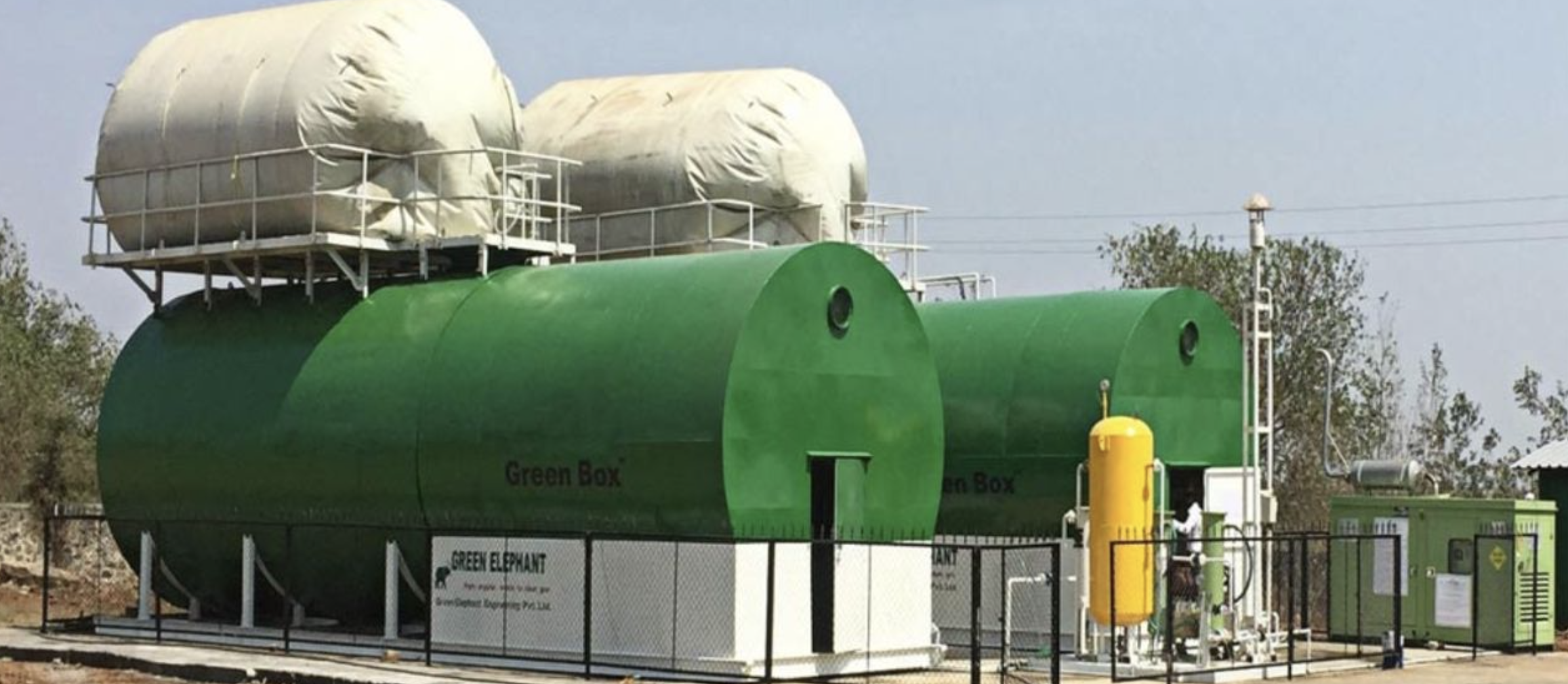 Side view of the Green Box showing its modular design